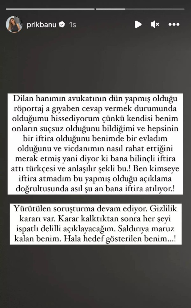 banu parlak tan dilan polat in kendisi hakkindaki iddialara yanit